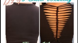 DIY  Shirt Laddering  TWIST Weave [upl. by Ainot457]