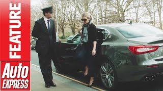 How to be a celebrity chauffeur  learning the ropes in a Maserati Quattroporte [upl. by Ratcliffe937]