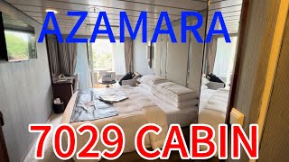 AZAMARA JOURNEY CRUISE stateroom 7029 overview [upl. by Nnyla]