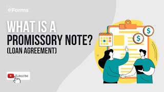 Promissory Note Loan Agreement  EXPLAINED [upl. by Arbma]