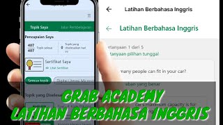 Grab Academy  Latihan Berbahasa Inggris  Kunci Jawaban [upl. by Yebot]