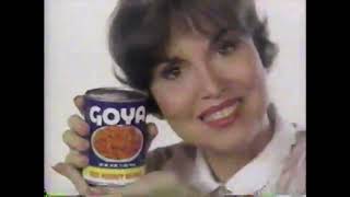 Goya Beans Ad with Zohra Lampert 1987 low quality [upl. by Engeddi]