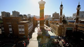 A visit to Xinjiangs iconic Grand Bazaar [upl. by Akihsar787]