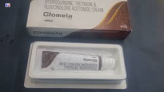 Glomela Cream  HYDROQUINONE TRETINOIN amp FLUOCINOLONE ACETONIDE CREAM  Glomela Cream Uses Benefits [upl. by Ibbison463]