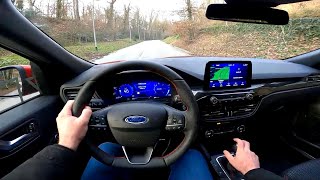 New FORD KUGA 2021  POV test drive amp REVIEW STLine EcoBlue mHEV [upl. by Anyad]