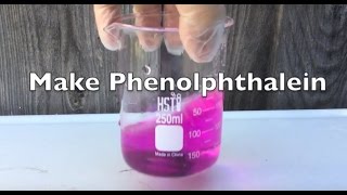 Make phenolphthalein A Acid Base Indicator [upl. by Darill]