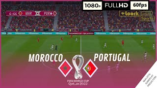 MARRUECOS vs PORTUGAL  Mundial Qatar 2022 • Cuartos de final  SimulaciónRealista [upl. by Rooney252]