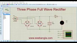 Three Phase Full Wave Rectifier [upl. by Neelrad]