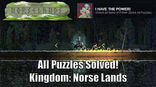 Kingdom Norse Lands DLC All Puzzles Solved I have the Power achievement [upl. by Tamara]