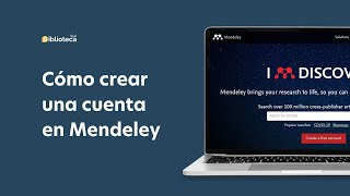 Crea tu cuenta en Mendeley en segundos ⏰ [upl. by Ayatan932]