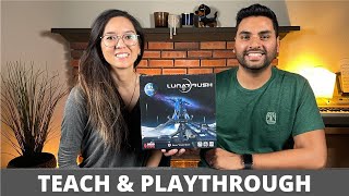 Lunar Rush  Kickstarter Teach amp Playthrough [upl. by Suoiluj]