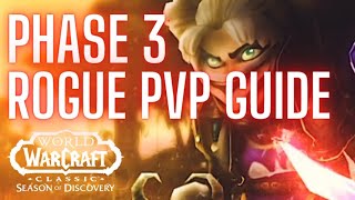 SOD PHASE 3 ROGUE PVP GUIDE  DESTROY EVERYTHING  WE ARE BACK  QUICKSTART RUNES BIS ROTATION [upl. by Northington]