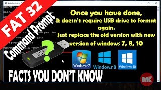 Create any windows Bootable pendrive  FAT32 Format  NO MORE APPS [upl. by Marys]