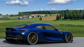 Koenigsegg Gemera on countryside roads Aspertsham  Assetto Corsa gameplay AC [upl. by Elehcar485]