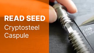 How to Read the Cryptosteel Capsule [upl. by Nwahsir]