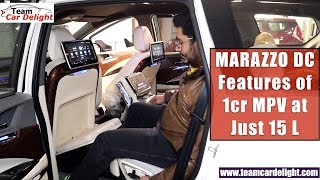 Mahindra Marazzo DC Modification  Features of 1 Cr MPV in 15 L OnRoad Price  Team Car Delight [upl. by Raimund]