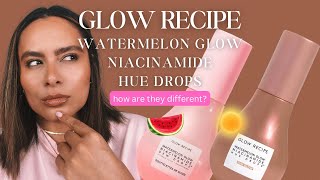 Glow Recipe Watermelon Glow Niacinamide HUE Drops Review  Nadia Vega [upl. by Aralk]