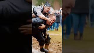 Finland’s Annual Wife Carrying Competition A Tradition Like No Other [upl. by Notla]