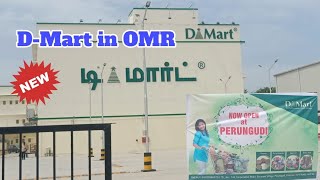 Now at OMR 😍🤗 DMart Perungudi  D Mart shopping haul  Shopping vlog  D Mart shopping dmart [upl. by Ilojna]