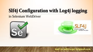 Slf4j Tutorial in Java  Logging framework using Slf4jLog4j Binding in Selenium [upl. by Sivek641]