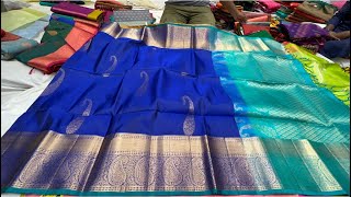 Chickpet Bangalore Silk sareesByrappa SilksSingle saree courier available [upl. by Okechuku770]