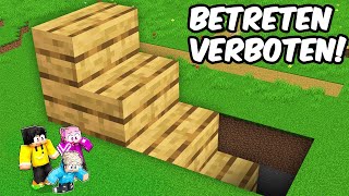 Meine freunde wollen VERBOTENE TREPPE BETRETEN in Minecraft [upl. by Odessa185]