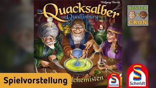 Die Quacksalber von Quedlinburg  Die Alchemisten  Schmidt Spiele  Brettspiel  Spielvorstellung [upl. by Einahpts203]