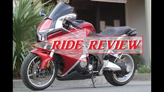 2010 HONDA VFR1200F Ride Review [upl. by Jairia492]