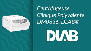 Centrifugeuse clinique polyvalente DM0636 DLABÂ® [upl. by Phylys35]