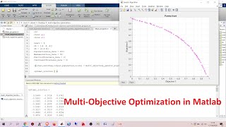 MultiObjective Optimization in Matlab [upl. by Annyahs]