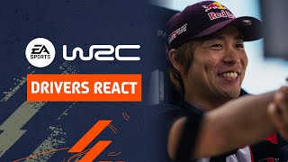 WRC drivers play EA SPORTS WRC for the first time [upl. by Harris]