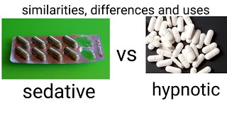 What is Sedatives and hypnotics explained in hindi [upl. by Thistle832]