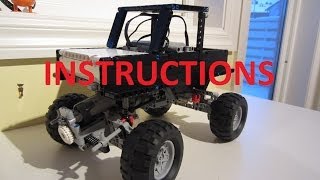 LEGO 4x4 OffRoad Monster Truck Instructions [upl. by Yssirc]