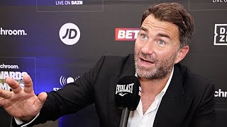 quotSTOP  WORRYING ABOUT MEquot  EDDIE HEARN TELLS FRANK WARREN OVER TYSON FURY  MOCKS BOB ARUM [upl. by Kashden272]