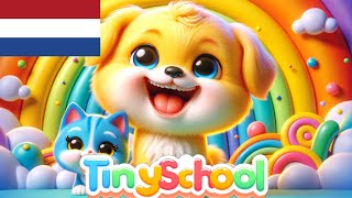 Regenboog Avontuur amp De Vermiste Puppies  Kinderen Voorleesboek  TinySchool [upl. by Okoyik]