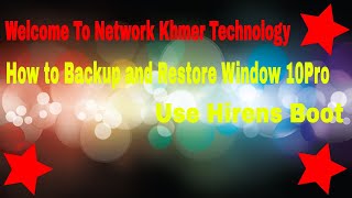 How to Backup and Restore Window 10 Use hirens boot cd windows 10 [upl. by Lessard]