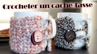 Cache tasse au crochet  Maille serrée [upl. by Cherice614]