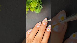 Flower nail art design 💅nailsart art youtubeshorts nails song nailartdesigns [upl. by Ede]