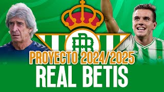 RECONSTRUCCIÓN REAL BETIS 20242025  Proyecto con fichajes salidas y alineación [upl. by Danzig]