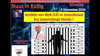 Jerobijn van Wyk 13 se moordenaar kry Lewenslange Vonnis [upl. by Menashem612]