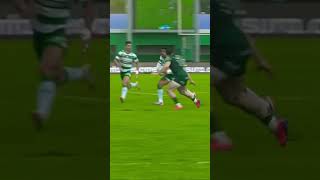 The BenettonRugby juggernaut Alessandro Izekor crushing Connacht fans’ hearts 💔rugby sports [upl. by Lilias814]