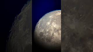 Moon from Earth Celestron Omni AZ 102 Telescope [upl. by Yemaj]