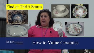 How to Price Antique Dishes China Plates amp Bowls by Dr Lori [upl. by Akiemehs]