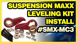 Suspension Maxx Leveling Kit w Shock Spacer Install 11 Duramax SMXMC3 [upl. by Akina928]