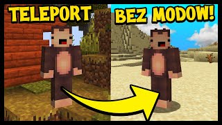 JAK ZROBIĆ TELEPORT bez MODÓW w MINECRAFT  Minecraft mechanizmy [upl. by Aicineohp261]