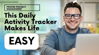 Create The Perfect Excel Daily Activity Tracker In Under 60 Seconds [upl. by Adehsar683]