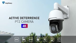 4K Active Deterrence PTZ Camera [upl. by Rafaelia120]