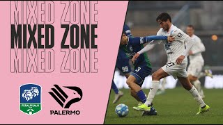 ğŸ™ï¸ FeralpisalÃ²Palermo 12 Corini e Soleri in mixed zone [upl. by Nikaniki]