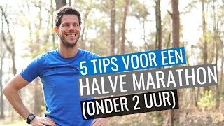 5 tips voor een halve marathon onder 2 uur [upl. by Aneeram]