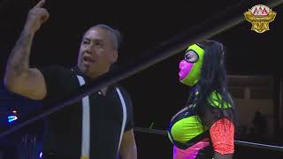 LUCHA COMPLETA Lady Lee Lady Shani y Faby Apache vs Las Tóxicas  Lucha Libre AAA [upl. by Liagibba]